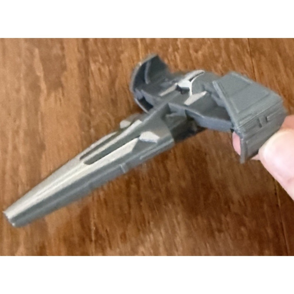 Star Wars Sith Infiltrator Toy Figure Ship Darth Maul 4 Inches Long Plastic Vtg - Picture 3 of 5